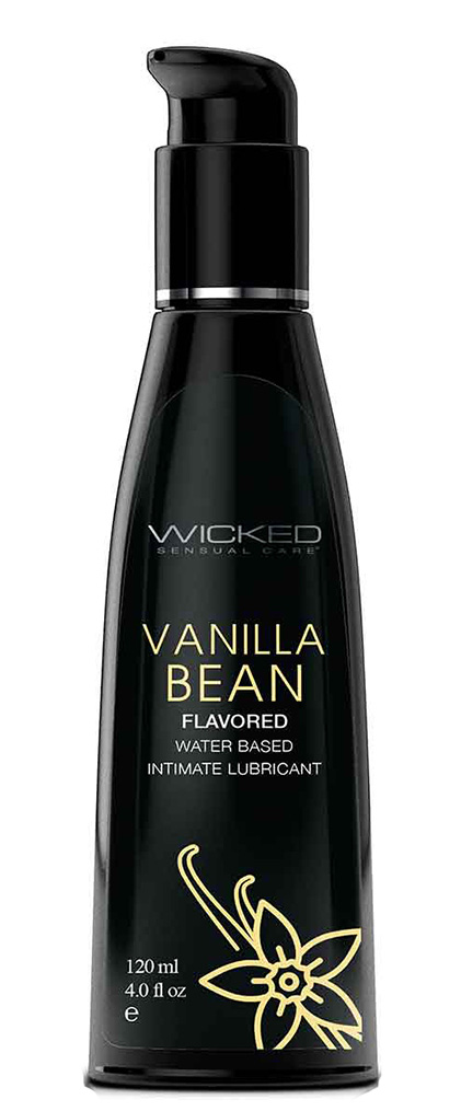 Оральный лубрикант Wicked Aqua на водной основе Ваниль, 120 мл