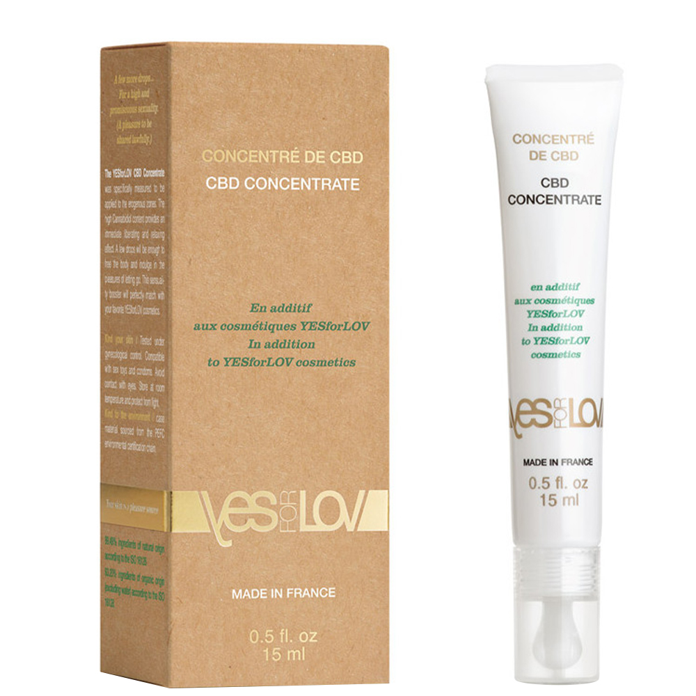 Органический возбуждающий крем-сыворотка YESforLOV CBD Concentrate, 15 мл