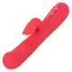 Вибратор-кролик с двухсторонней осцилляцией CalExotics Throb Flutter, красный