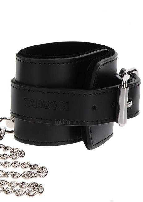 Ошейник с наручниками Taboom Luxury Bondage Essentials Heavy and Wrist, черный - фото 6