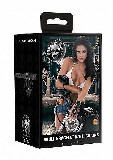 Браслет Ouch! Skulls and Bones Black SH-OU307BLK