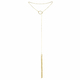 Ожерелье Bijoux Indiscrets Magnifique Tickler Pendant, золотистое