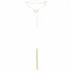 Ожерелье Bijoux Indiscrets Magnifique Tickler Pendant, золотистое