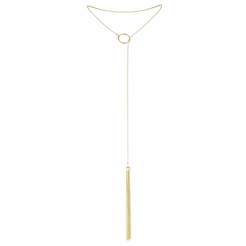 Ожерелье Bijoux Indiscrets Magnifique Tickler Pendant, золотистое