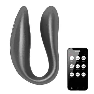 Парный вибратор Oninder Lisboa, чёрный