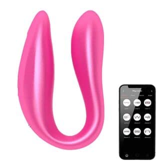 Парный вибратор Oninder Lisboa, розовый