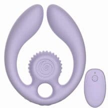 Вибростимулятор SVibe Gizi Duo с пультом ДУ, сиреневый