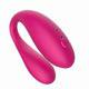 Вибратор для пар Amovibe Twin с управлением через приложение, розовый