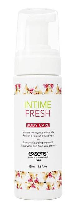 Пенка для интимной гигиены Exsens Intime Fresh с розовой водой и алоэ-вера, 150 мл 