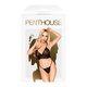 Комплект бюст и трусики Penthouse Double Spice, черный, M/L