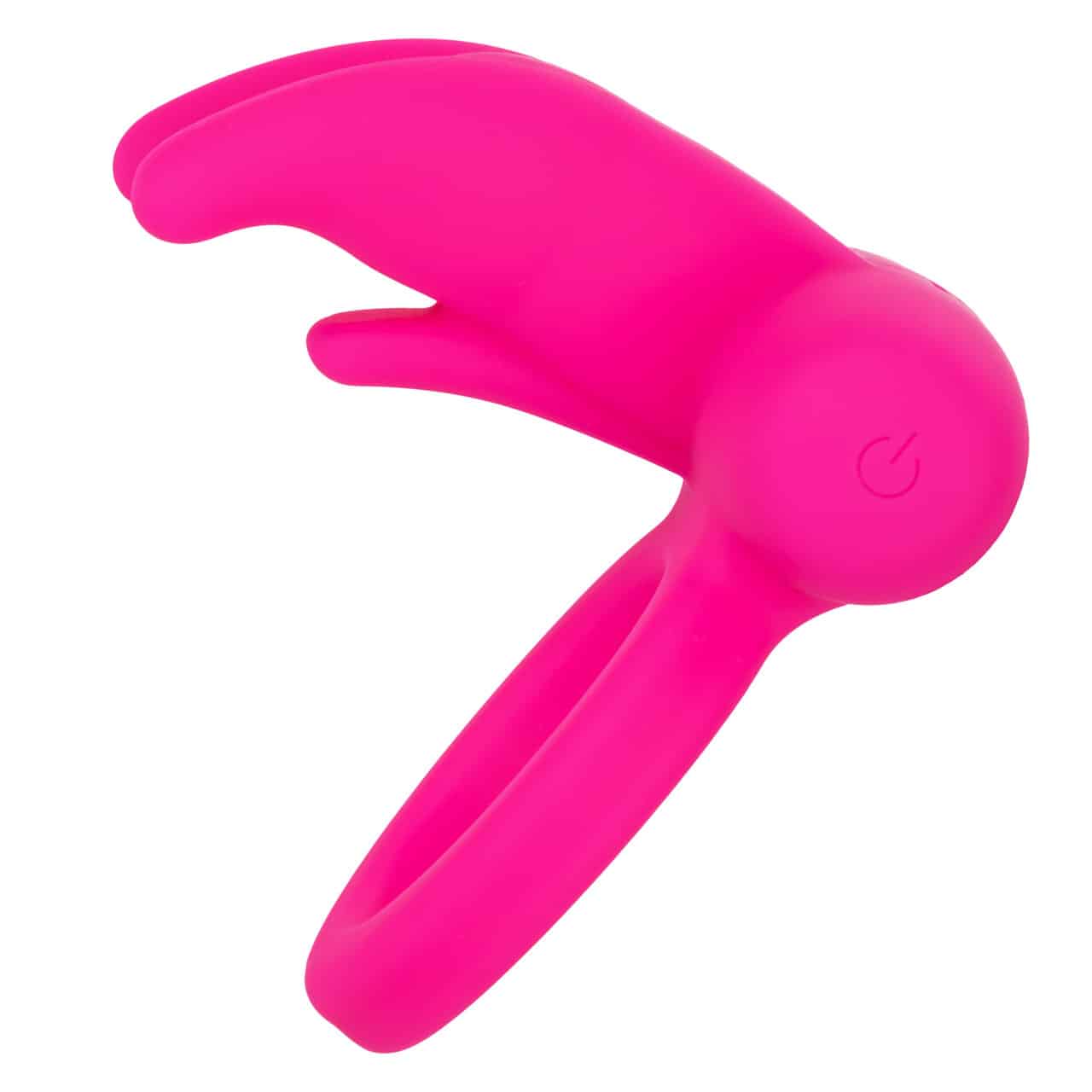 Виброкольцо CalExotics Triple Clit Flicker, розовое