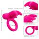 Виброкольцо CalExotics Triple Clit Flicker, розовое