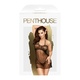 Комплект сорочка Penthouse All Yours и трусики, черный, L/XL