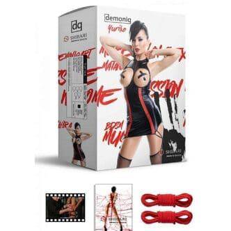 Платье с открытой грудью Shibari Yuriko с веревками для связывания, L