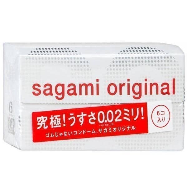 Полиуретановые презервативы Sagami Original 0.02, 6шт от IntimShop