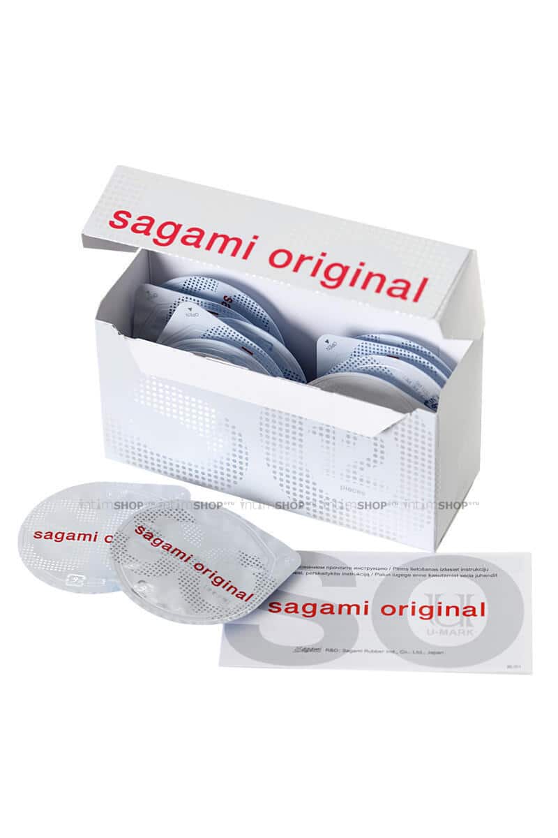 Полиуретановые презервативы Sagami Original 0.02, 12шт