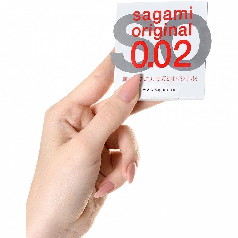 Полиуретановые презервативы Sagami Original 0.02, 1шт