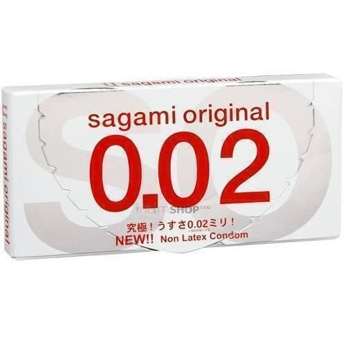 Полиуретановые презервативы Sagami Original 0.02 2 шт