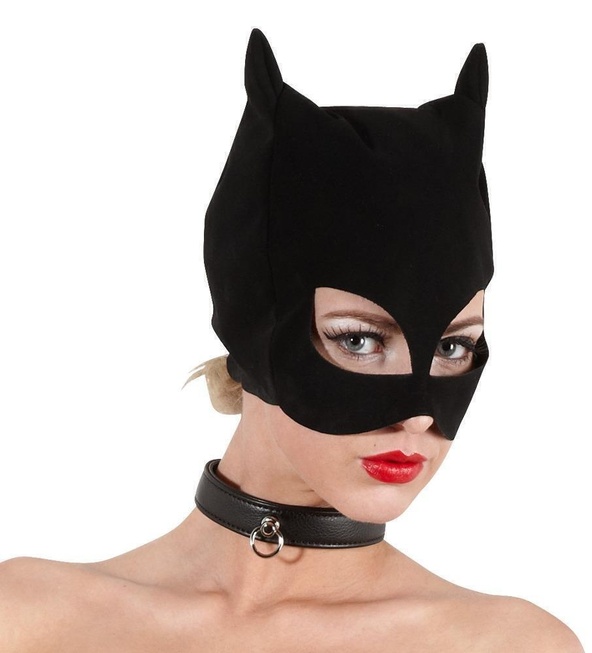 фото Полушлем маска кошки Katzenmaske 
