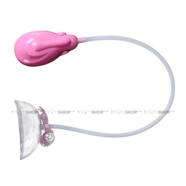фото Помпа автоматическая для клитора и половых губ, с вибратором Baile Clitoral pump