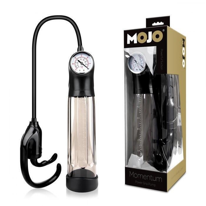 Помпа для увеличения пениса Mojo Momentum, черный