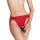 Трусики для страпона Strap-on-me Harness Lingerie Unique OS, красные