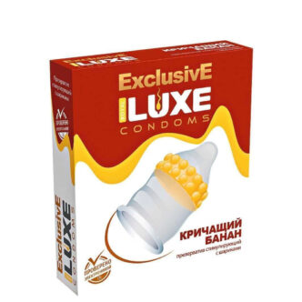 Презерватив Luxe Exclusive Кричащий банан с точками, 1 шт