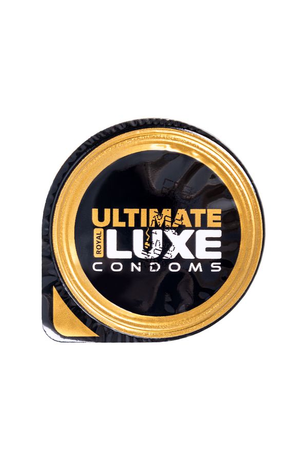 Презерватив стимулирующий Luxe Black Ultimate Грива мулата Яблоко, 1 шт