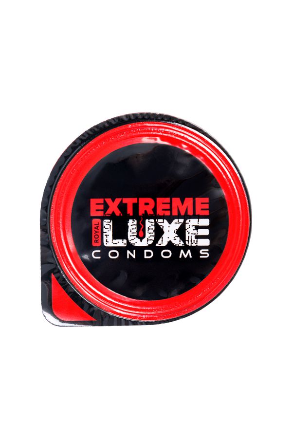 Презерватив стимулирующий Luxe Extreme Ночная лихорадка Персик, 1 шт