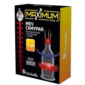 Презерватив с усиками Sitabella Extaz Maximum Меч Самурая, 1 шт.