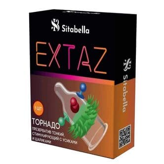 Презерватив с усиками Sitabella Extaz Торнадо, 1 шт.