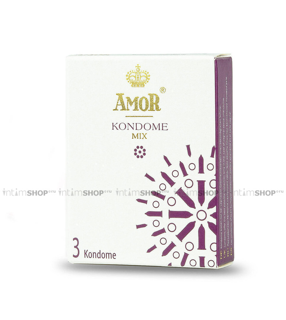 Презервативы Amor Mix, 3 шт