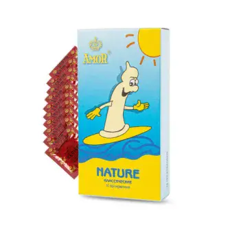 Презервативы Amor Яркая Линия Nature, классические, 10 шт