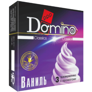 Презервативы Domino аромат ваниль, 3 шт