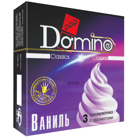 фото Презервативы Domino аромат ваниль, 3 шт