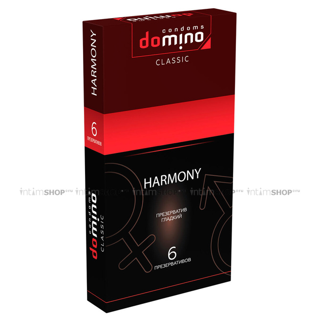 Презервативы гладкие Domino Harmony 6 шт.