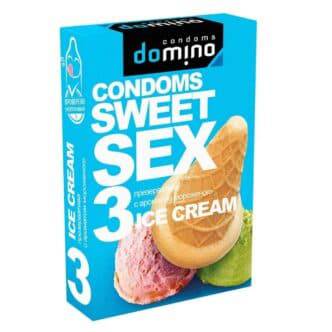 Презервативы Domino Sweet Sex Мороженое, 3 шт