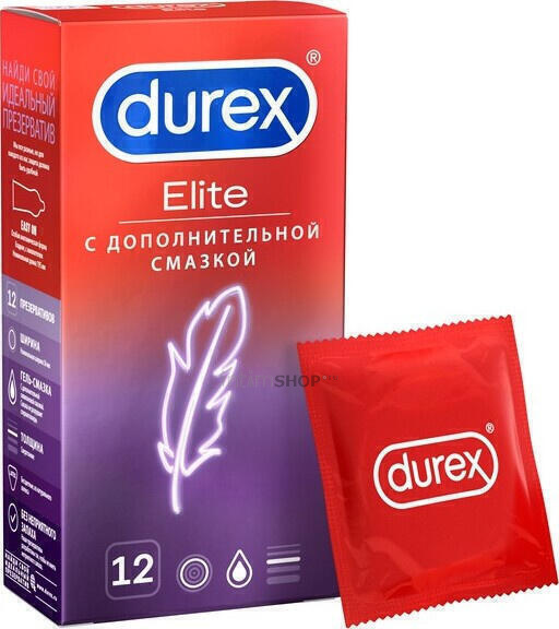 Презервативы Durex Elite ультратонкие 12 шт