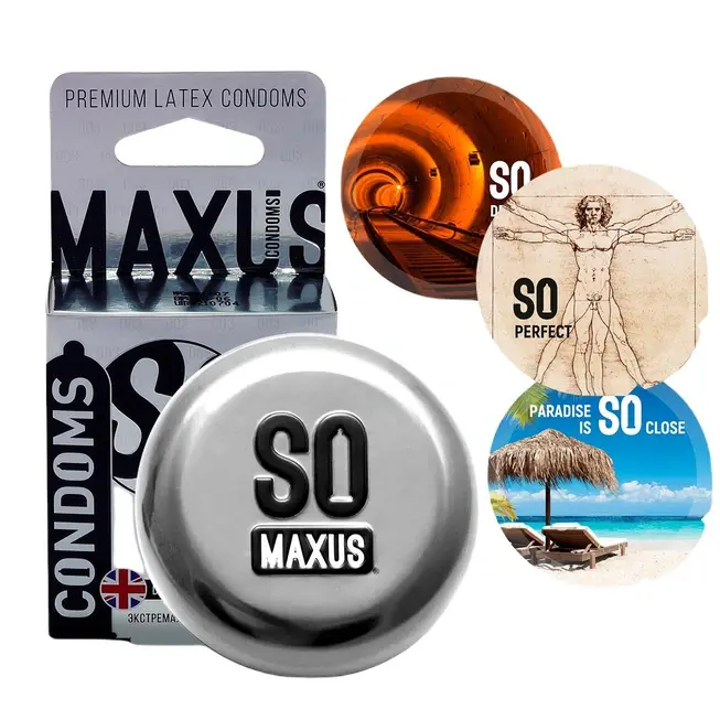 Презервативы экстремально тонкие Maxus 003, 3 шт