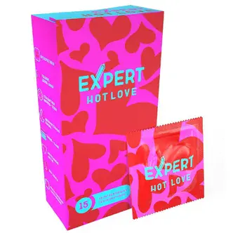 Презервативы с согревающим эффектом Expert Hot Love, 15 шт