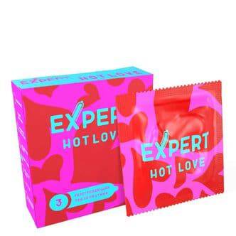 Презервативы с согревающим эффектом Expert Hot Love, 3 шт