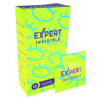 Презервативы ультратонкие Expert Invisible, 15 шт