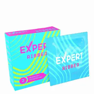 Презервативы ребристые Expert Ribbed, 3 шт