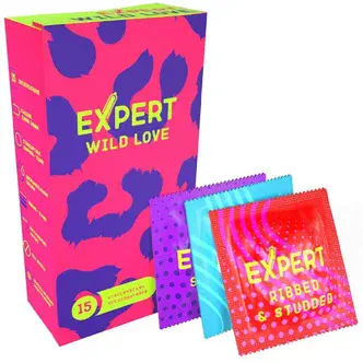 Презервативы рельефные Expert Wild Love, 15 шт