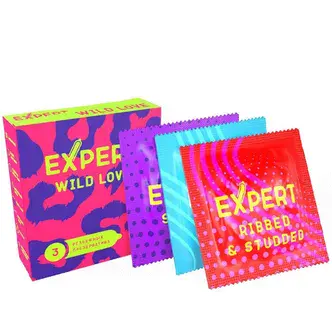 Презервативы рельефные Expert Wild Love, 3 шт