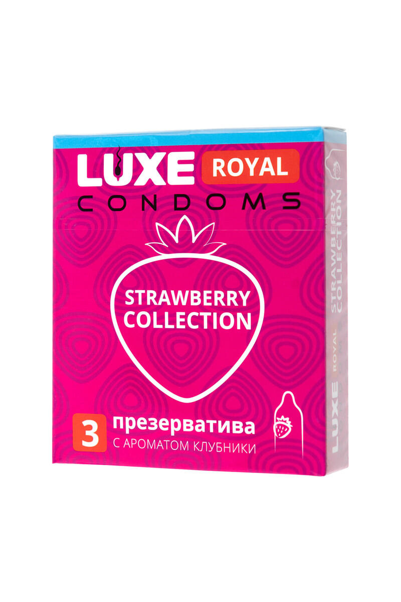 Презервативы Luxe Royal Strawberry Collection, 3 шт