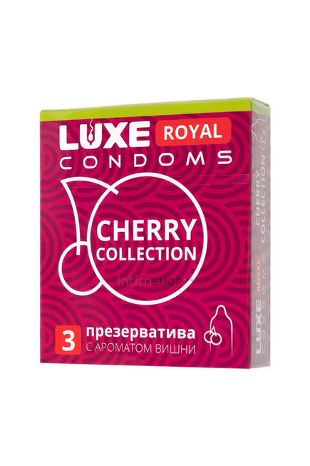 Презервативы Luxe Royal Cherry Collection, 3 шт от IntimShop