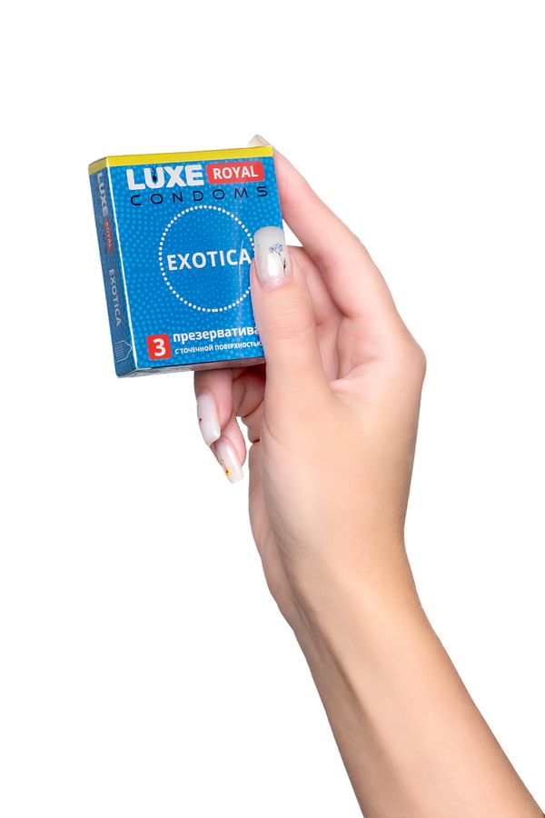 Презервативы Luxe Royal Exotica с точечной поверхностью, 3 шт