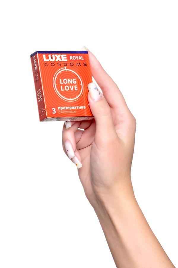Презервативы Luxe Royal Long Love пролонгирующие, 3 шт