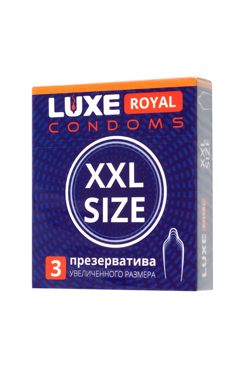 Презервативы Luxe Royal XXL Size, 3 шт